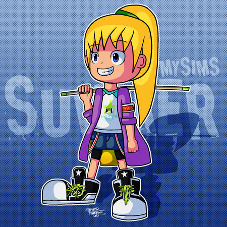 MySims: Summer as Sakura (Axanael)