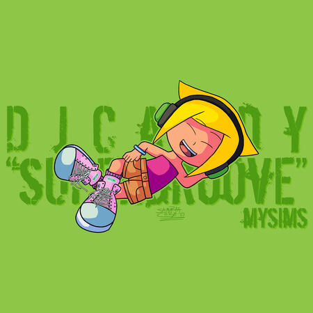 MySims: DJ Candy as Bulma (Dragon Ball)